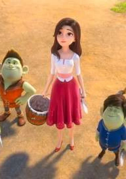 Blanche-Neige, les souliers rouges et les sept nains